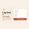 FitPlate Meal Planner | Calorie Macro Nutrition Tracker (Digital Download)