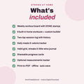 Home Workout Planner | Digital Fitness, Meal, Calorie Tracker (Digital Download)