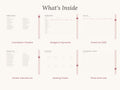 Undated Digital Wedding Planner GoodNotes, Hyperlinked PDF Planning Book