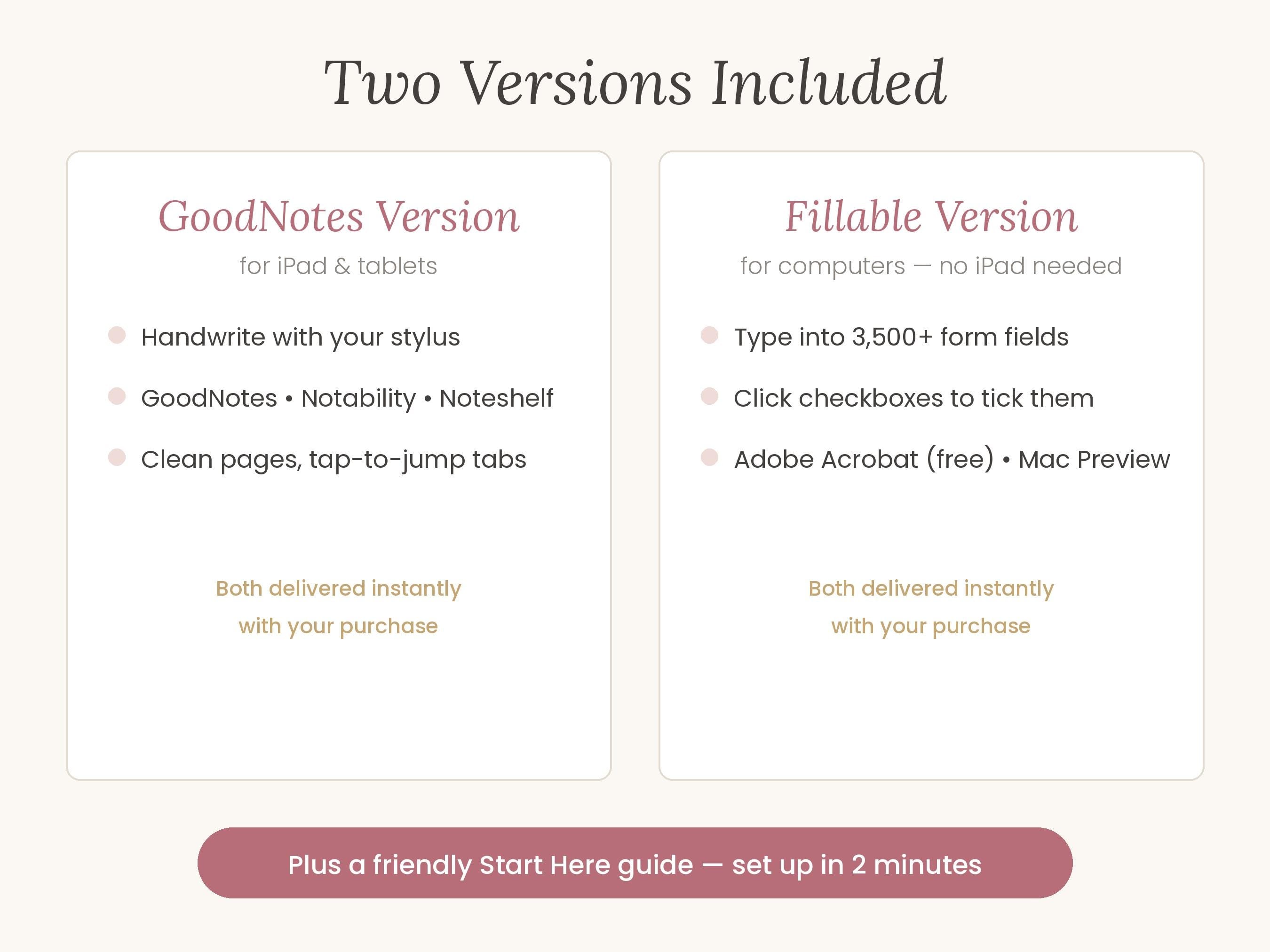 Navy Digital Wedding Planner, Undated GoodNotes iPad Book (Digital Download)