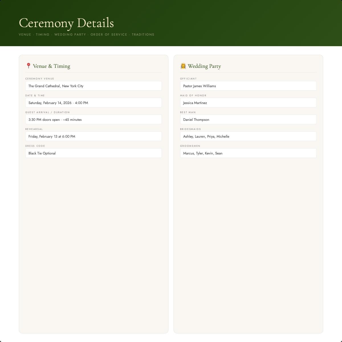 Wedding Planner HTML | Complete Organizer, Budget, Guest List (Digital Download)