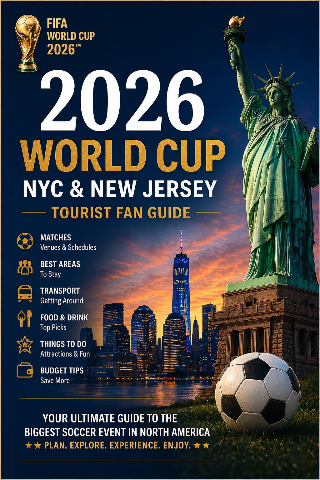 2026 World Cup NYC New Jersey Fan Guide, MetLife Stadium Tips (Digital Download)