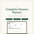 Complete Finance Planner | Budget, Debt, Savings, Net Worth Tracker (Digital Download)