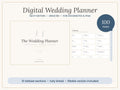Navy Digital Wedding Planner, Undated GoodNotes iPad Book (Digital Download)